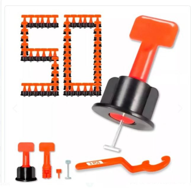 BaldosaXpert® Kit X50 Niveladores premium reutilizables