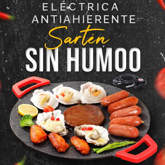 ChefMaster™ Parrilla Eléctrica Anti‑adhesiva premium