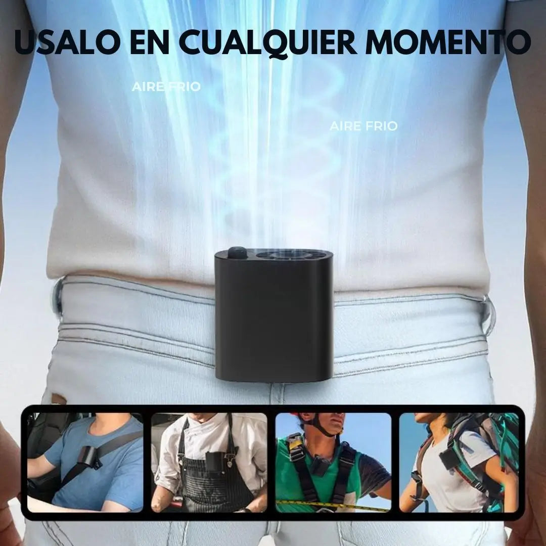 CoolCar™ Ventilador premium 360 con clip y pantalla led