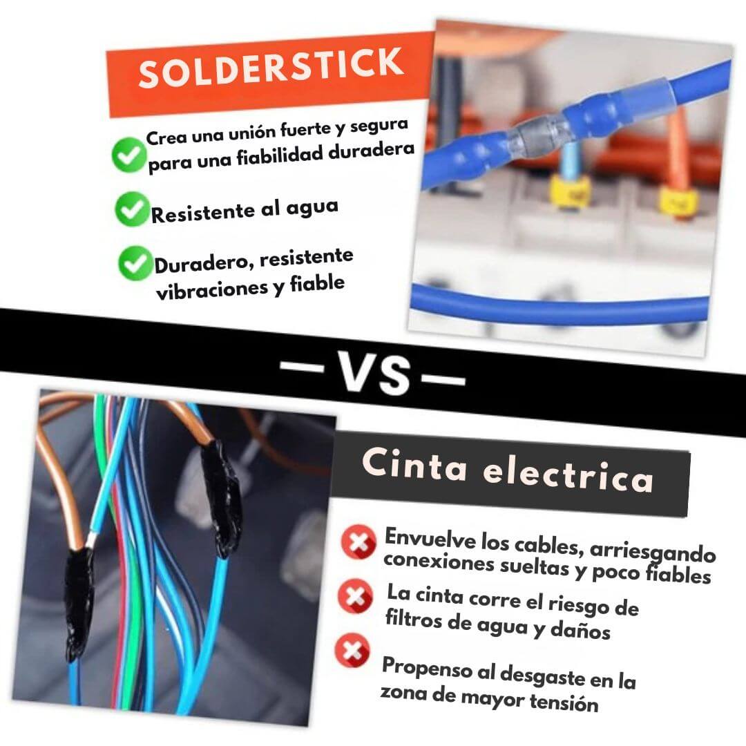SolderStick® - Conexiones Seguras y Duraderas en Segundos🛠️ kit de 100 conexiones🛠️