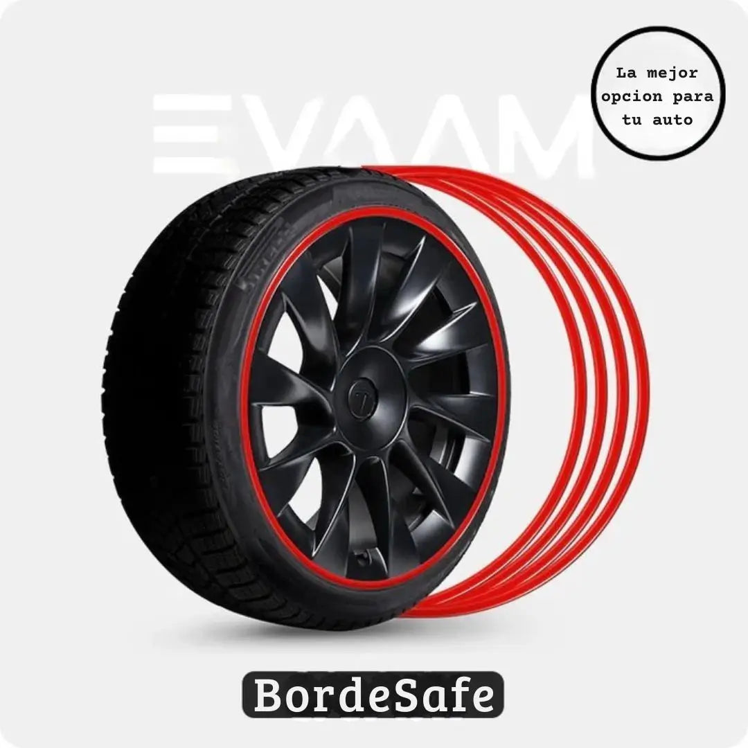 BordeSafe® -Rollo de 8 metros-Cuida tus Llantas con Estilo