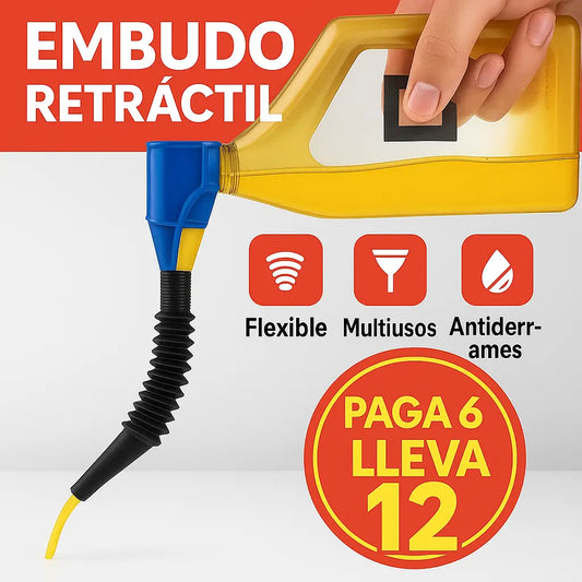 EmbudoFlex- Embudos Retráctiles Multiusos 🎁Paga 6 lleva 12🎁