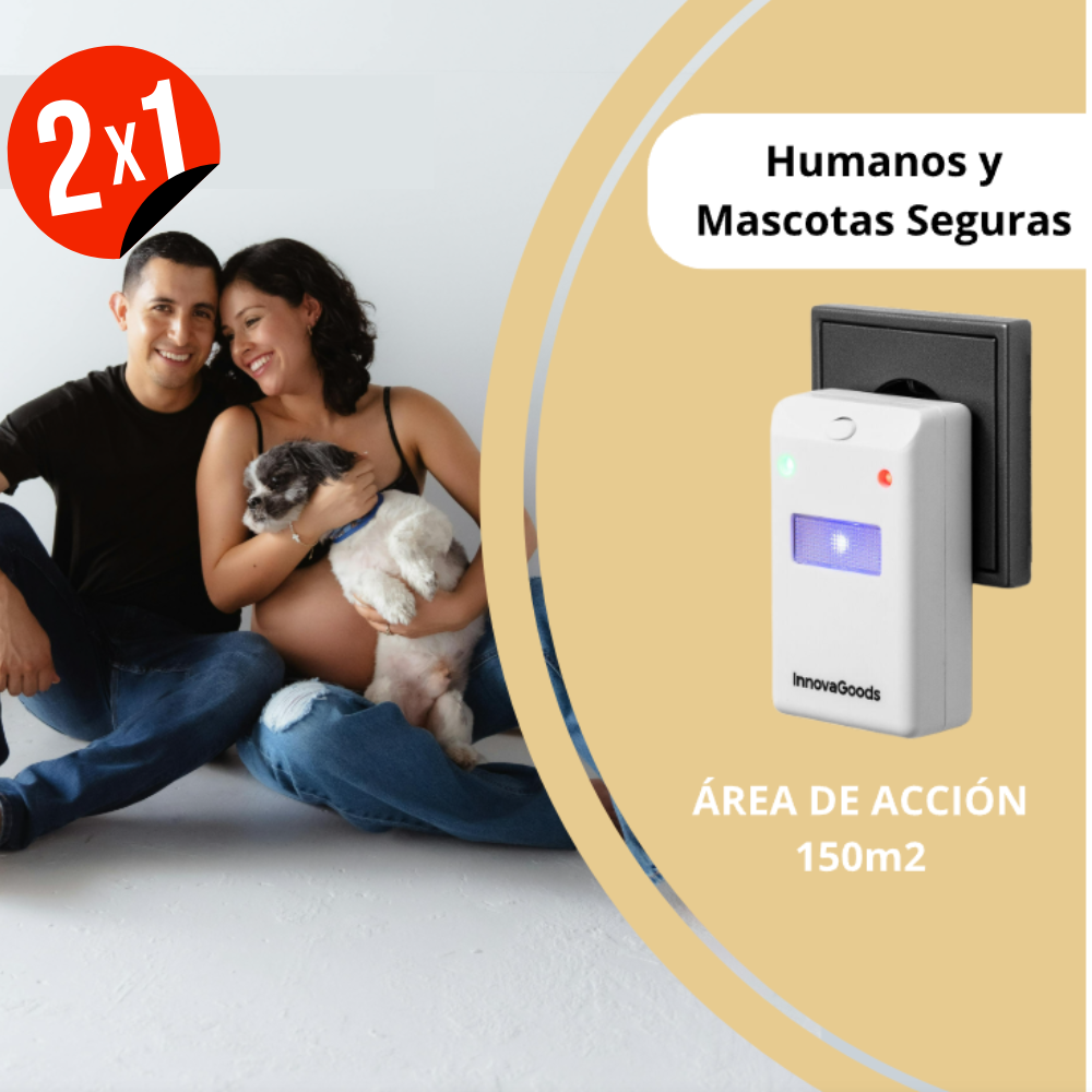 Repelente Ultrasonico Plagas 🎁OFERTA PAGA 1 LLEVA 2🎁