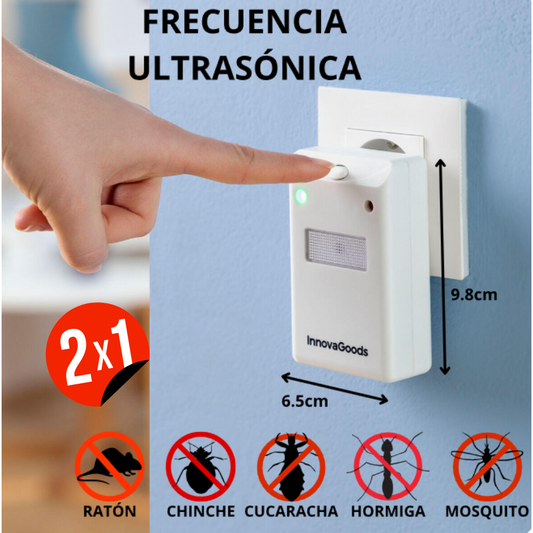 Repelente Ultrasonico Plagas 🎁OFERTA PAGA 1 LLEVA 2🎁