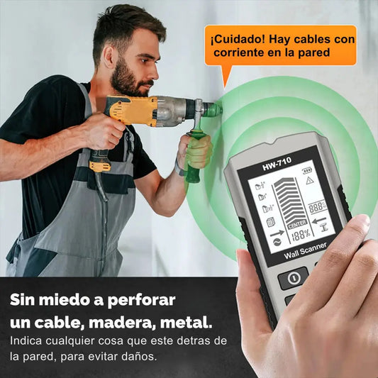 ScanSeguro™- El detector 5 en 1 que te muestra lo que la pared esconde