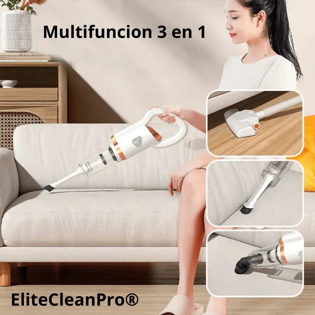 EliteClean pro® Potencia y tecnología en una aspiradora premium 3 en 1