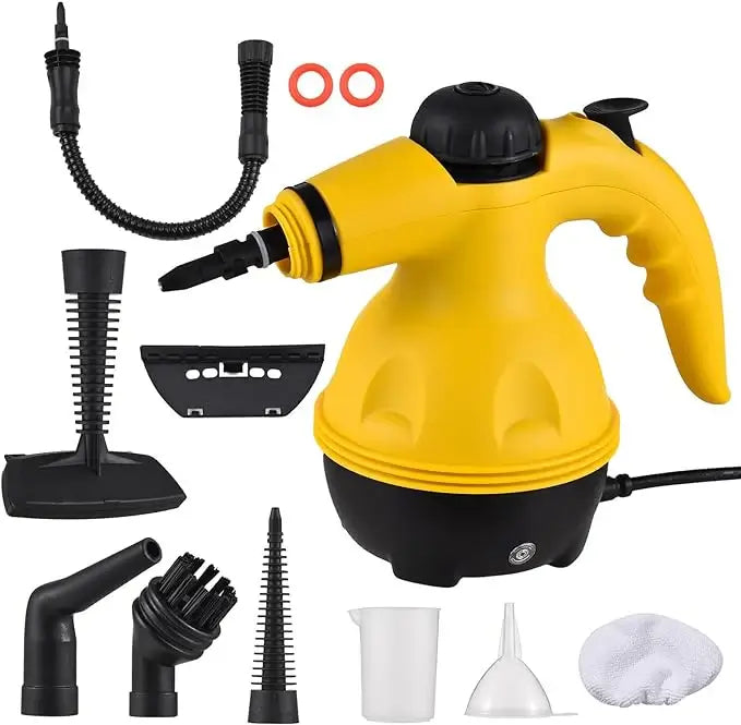 LIMPIADOR A VAPOR MULTIUSOS + 9 Accesorios de limpieza