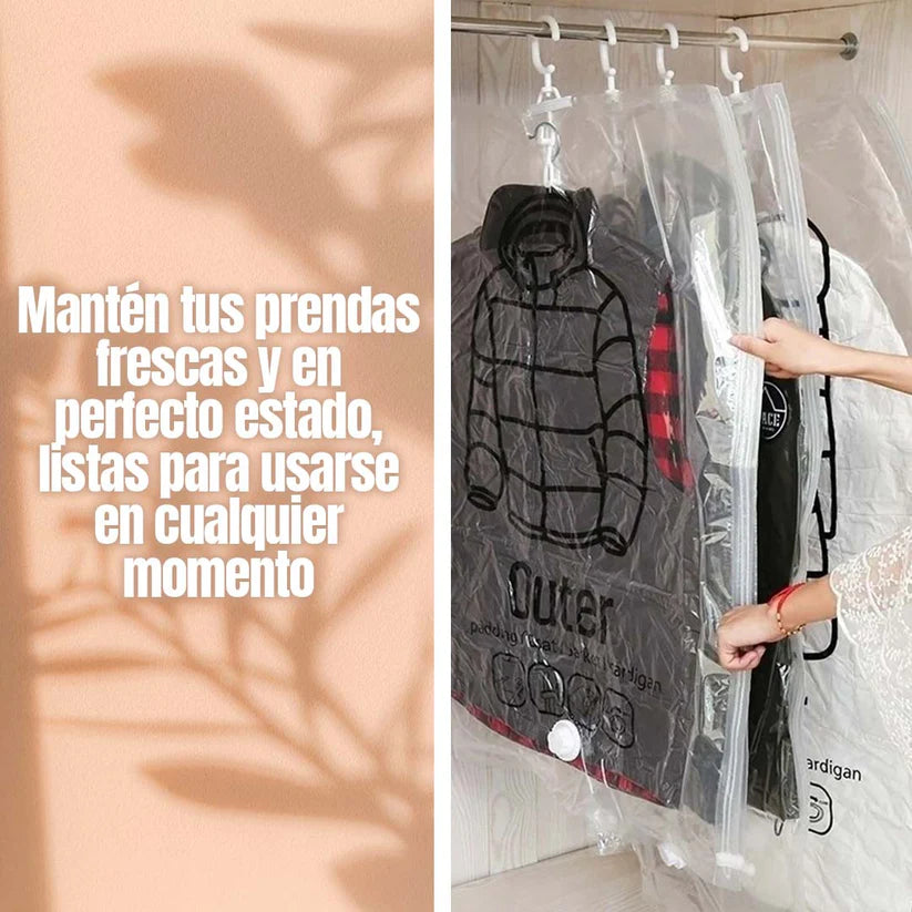 🎁Ultra combo Bolsas De Almacenamiento Al Vacio+ bomba automatica succionadora de aire🎁