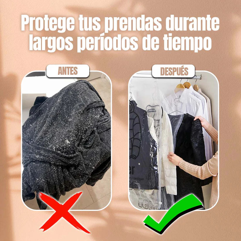 🎁Ultra combo Bolsas De Almacenamiento Al Vacio+ bomba automatica succionadora de aire🎁