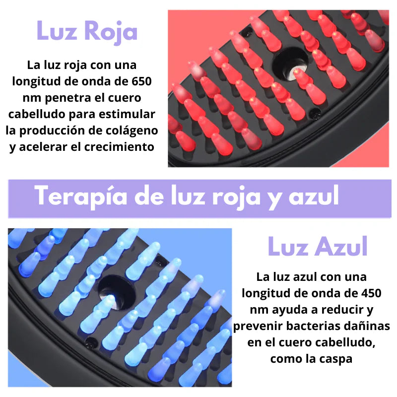 🎁Combo Cepillo anticaída de cabello y fortalecimiento TheraBrush™ + Aceite escencial para tu cabello🎁