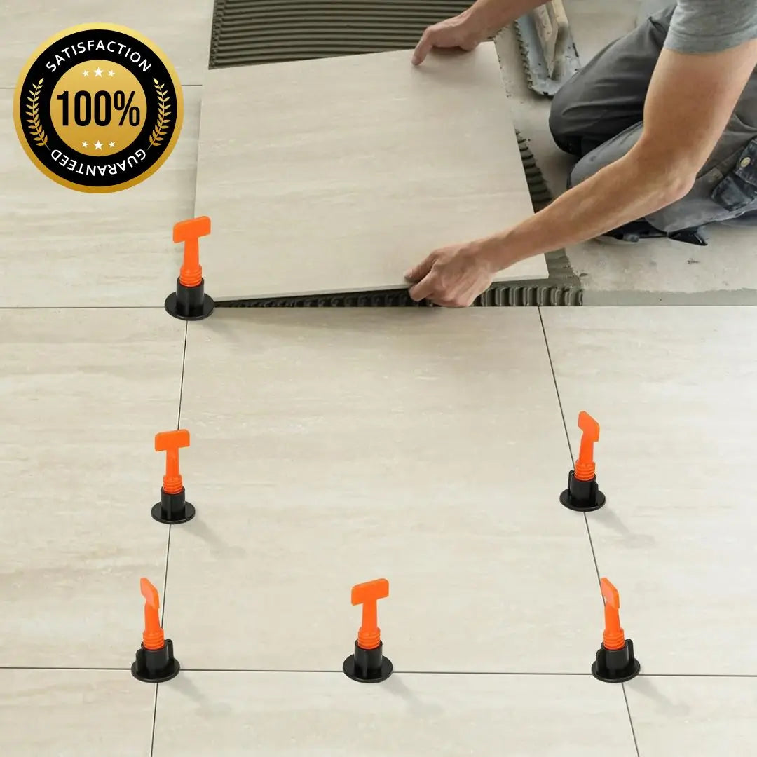 BaldosaXpert® Kit X50 Niveladores premium reutilizables