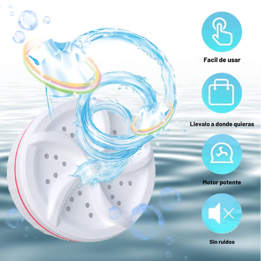 Turbine Wash™ Turbina 2 en 1 Lavadora y lavaplatos