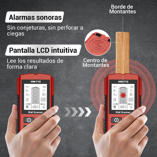 ScanSeguro™- El detector 5 en 1 que te muestra lo que la pared esconde