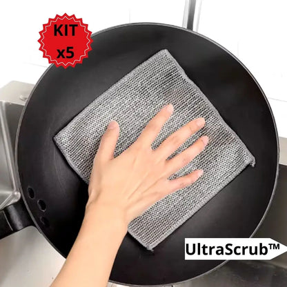 UltraScrub™ Paños Premium con Tecnología Antigrasa y Protección Antirayaduras  🎁 kit 5 paños 🎁