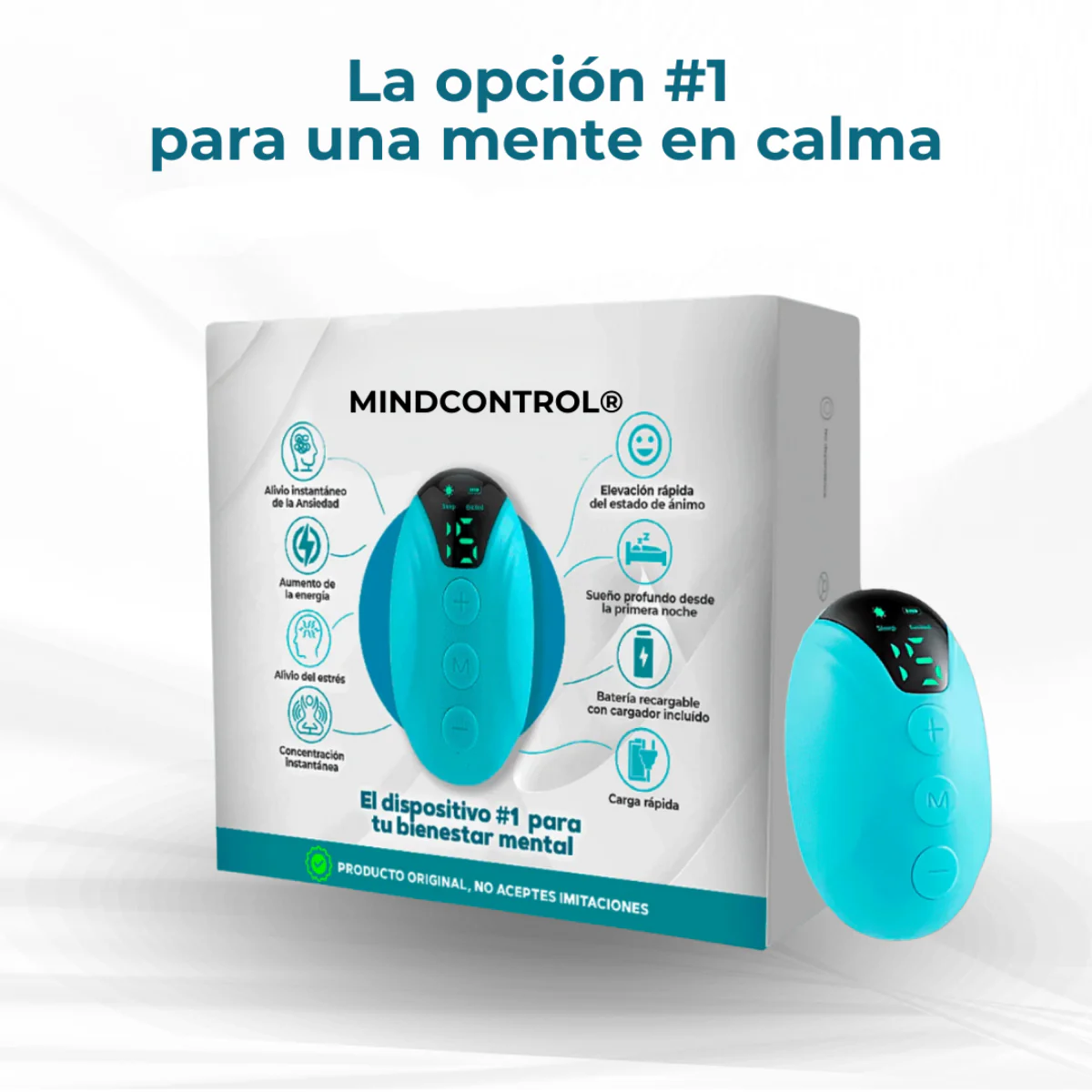 NeuroZen™ –  Dispositivo que Evoca calma y control mental.