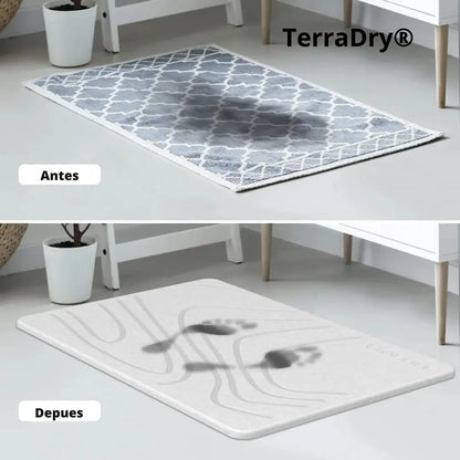 TerraDry® Manten tu baño seco y elegante