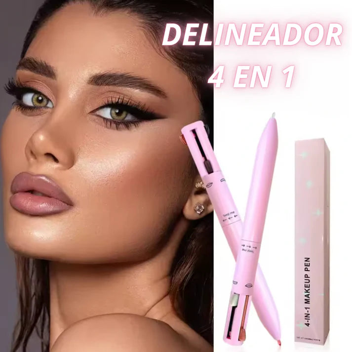 GlamLine™ DELINEADOR 4 EN 1 (Cejas, labios, ojos e iluminador)