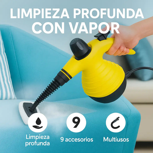 VapoClean Pro® Limpiador a vapor multiusos 9 en 1