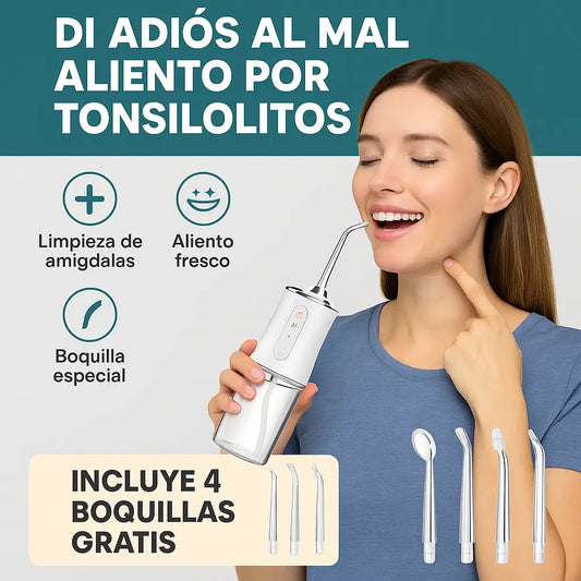 SmileFresh™ – El irrigador bucal que ayuda a eliminar los tonsilolito