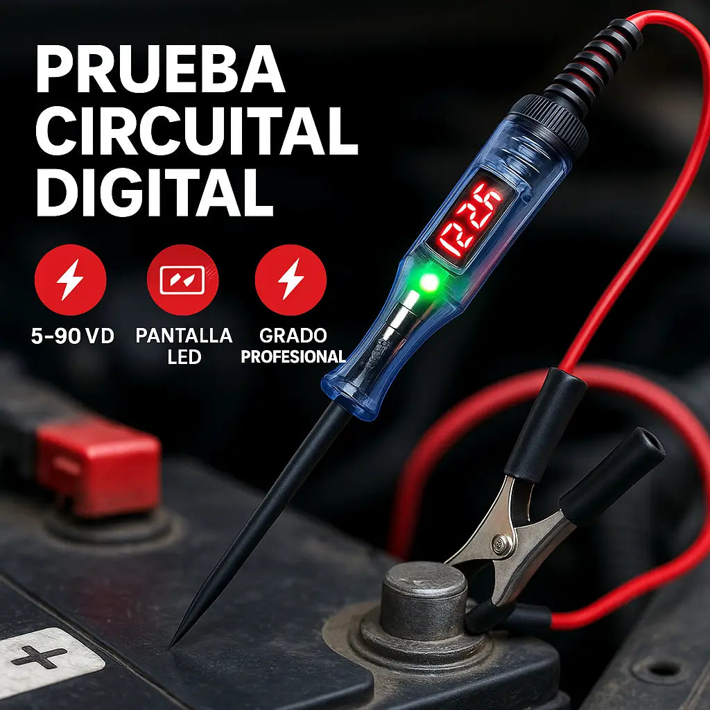 VoltTest Pro™-Probador de Circuitos LED Digital 5-90V
