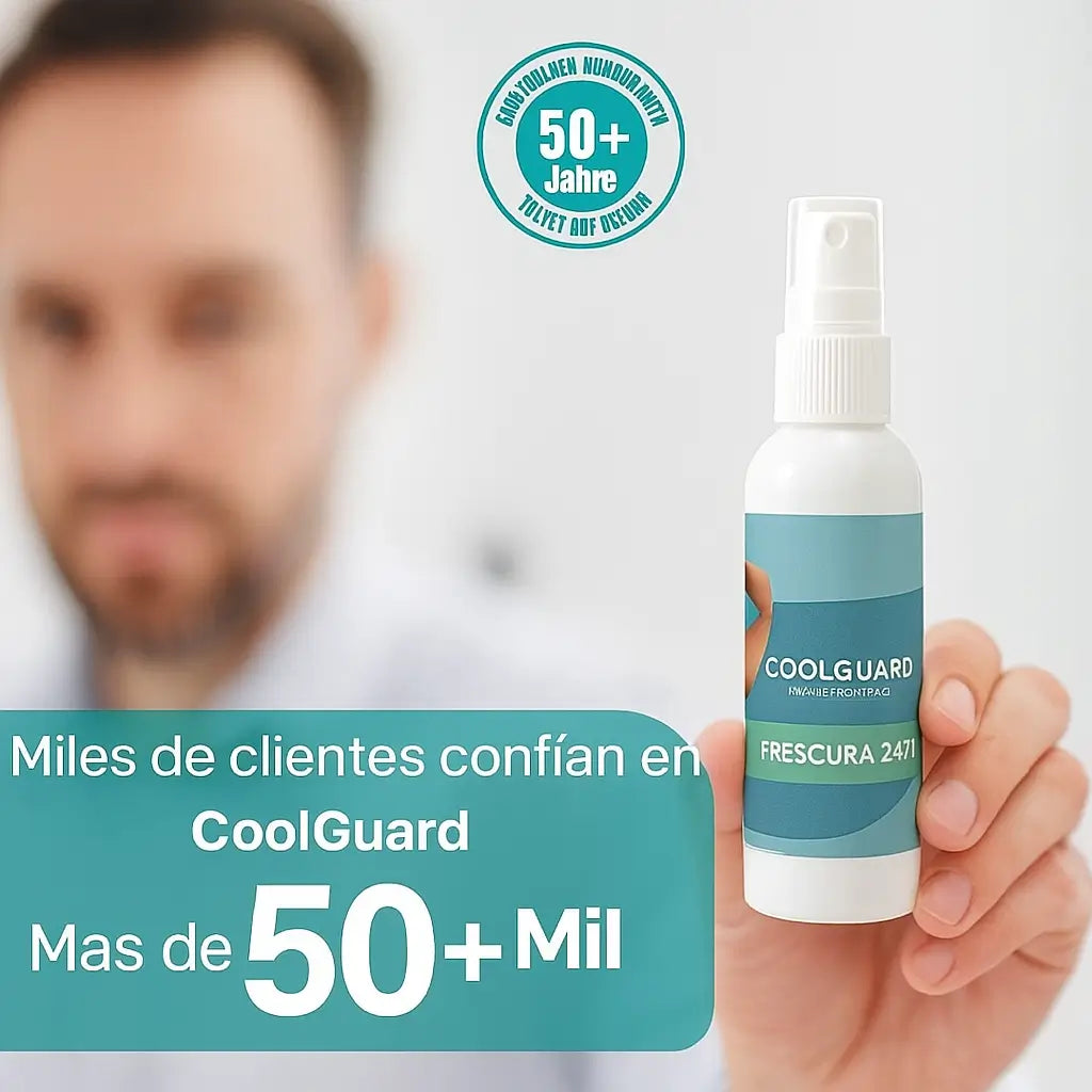 CooldGuard®-Spray Antitranspirante Controla el sudor y mantente fresco todo el día
