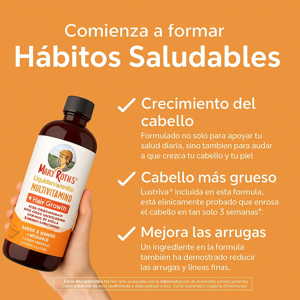 maryruth's™-Multivitaminico para mejorar la salud de tu cabello