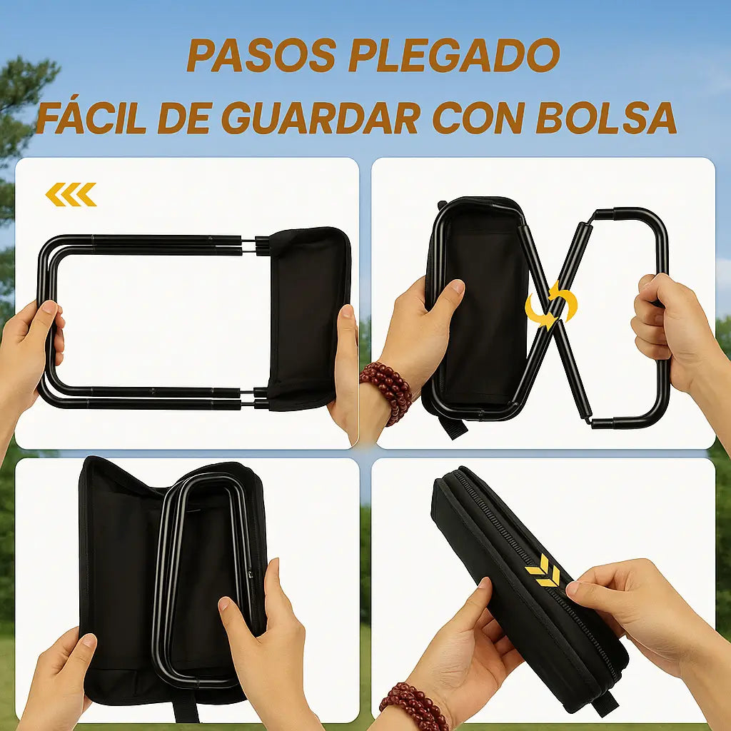 SillaBolso Pro® Comodidad donde vayas