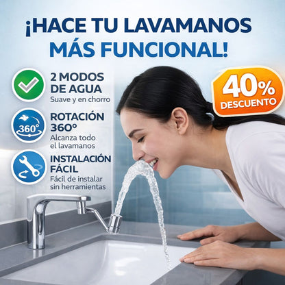 AquaFlex360™ Revoluciona Tu Lavamanos💧