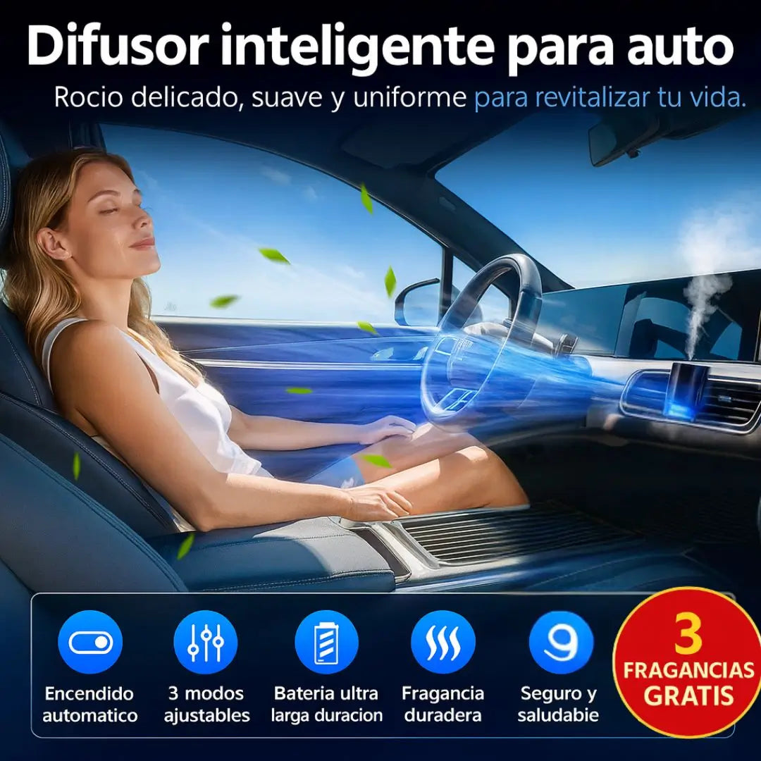 CarAroma®- Difusor premium 🎁3 Fragancias Gratis🎁