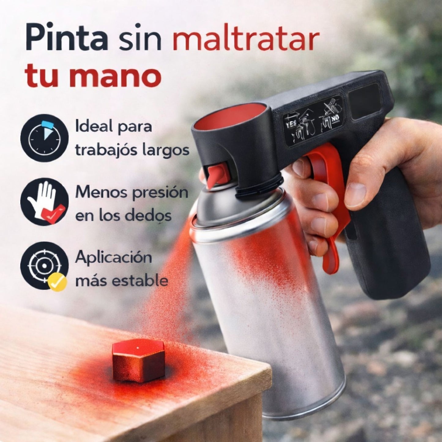 SprayPRO™ Convierte tus Aerosoles en Pistolas de Spray Profesional 🎁2X1🎁