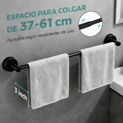 FixTowel Pro™ Toallero Extensible Con ventosa