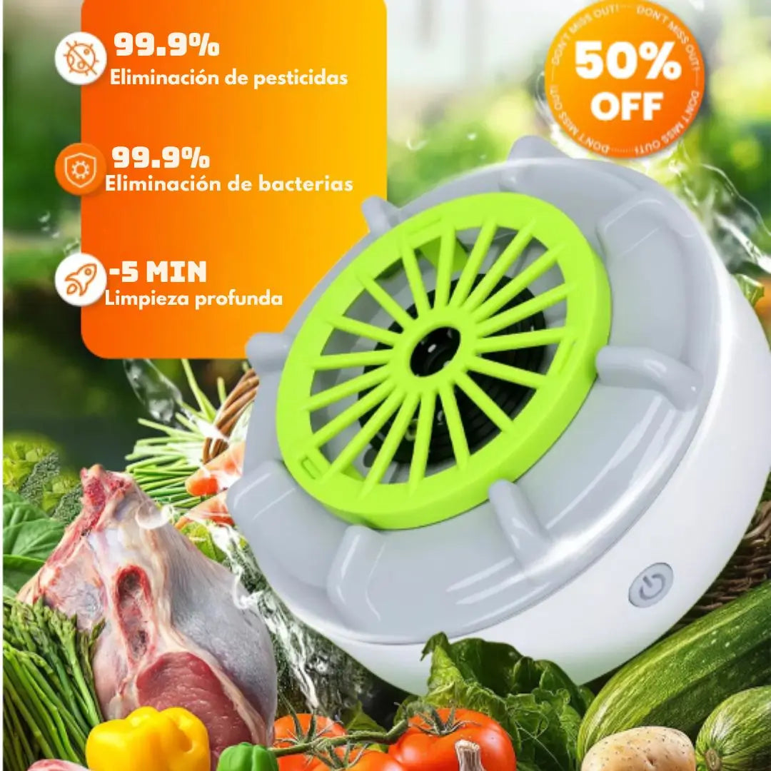 FrutiClean® Lavadora portátil de frutas y verduras