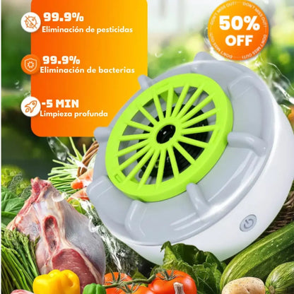 FrutiClean® Lavadora portátil de frutas y verduras