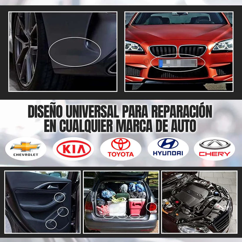 Kit de remaches pare reparacion de tu vehiculo 🎁6 TIPOS-100 UNIDADES🎁