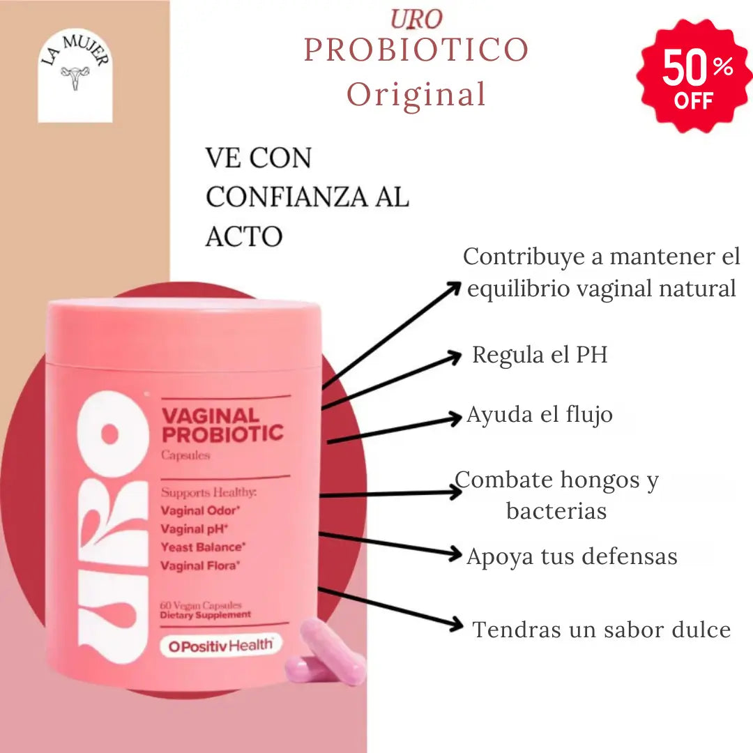 URO- Probioticos para tu zona intima X60 capsulas Original