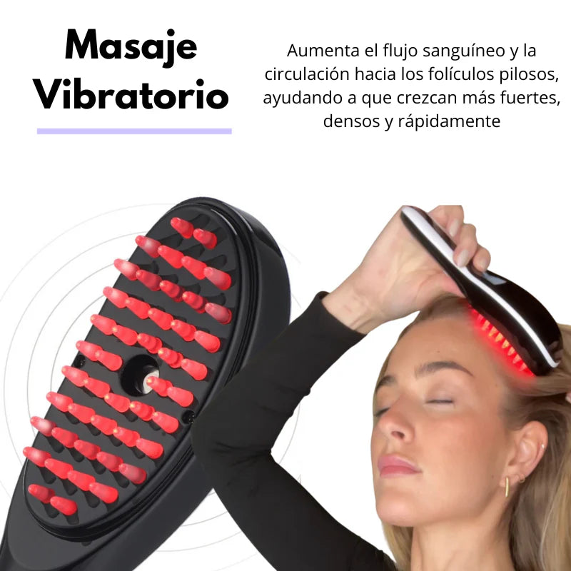 🎁Combo Cepillo anticaída de cabello y fortalecimiento TheraBrush™ + Aceite escencial para tu cabello🎁
