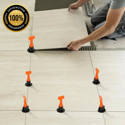 BaldosaXpert® Kit X50 Niveladores premium reutilizables
