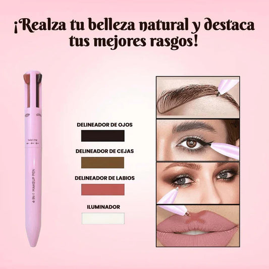 GlamLine™ DELINEADOR 4 EN 1 (Cejas, labios, ojos e iluminador)