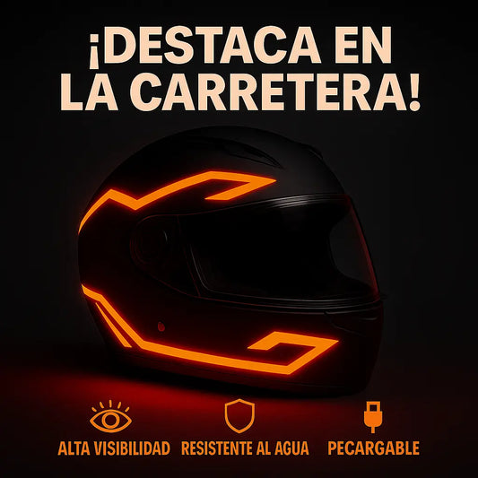 Stripe Light™-  Luz LED brillante para tu casco de moto